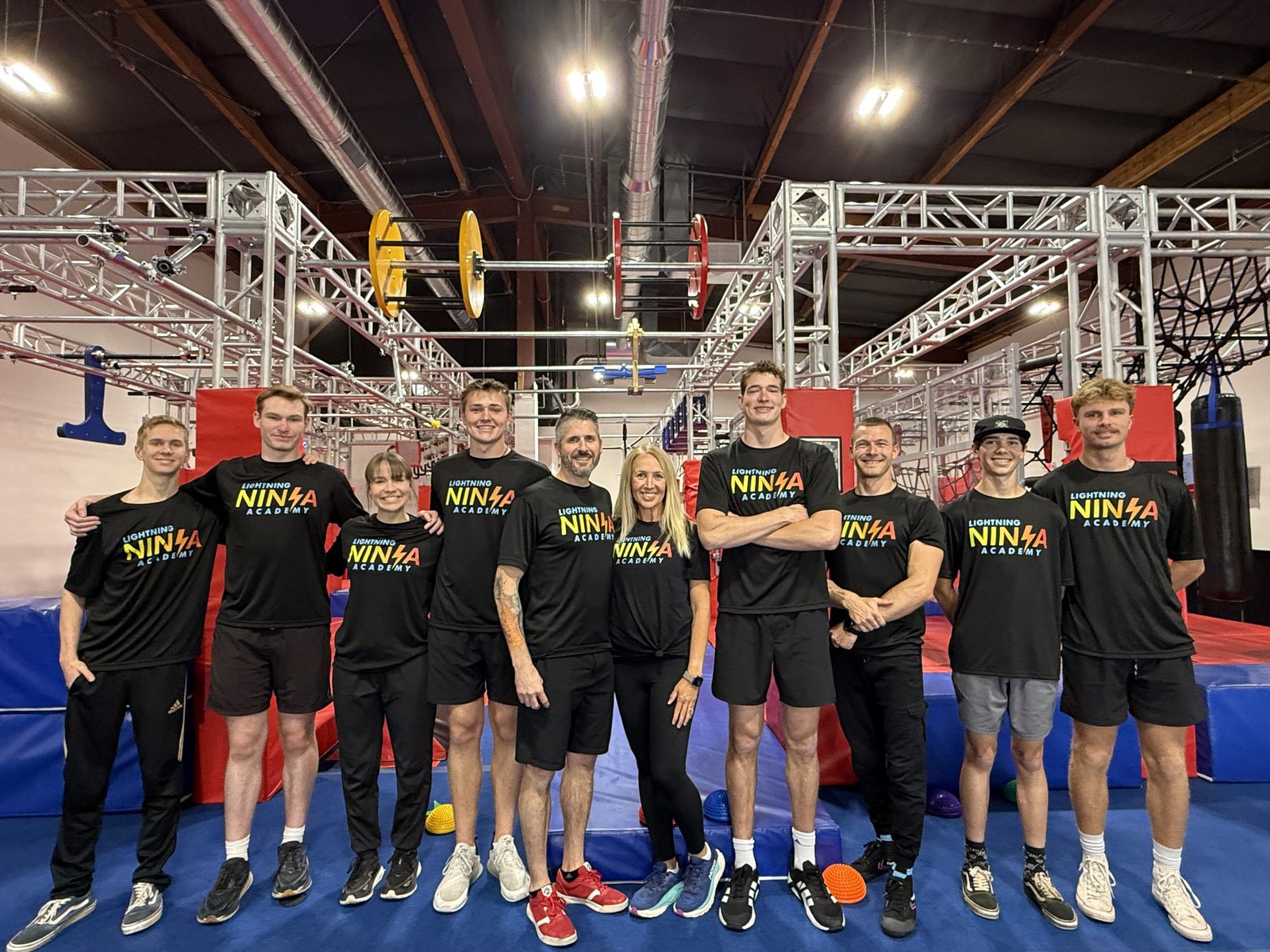 Kids celebrating at Lightning Ninja Academy